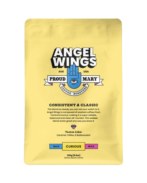Angel Wings by Proud Mary Coffee