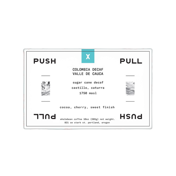 Decaf Colombia Valle De Cauca EA Decaf by Push x Pull Coffee