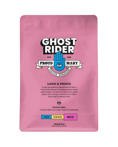 Ghost Rider Espresso Blend by Proud Mary Coffee